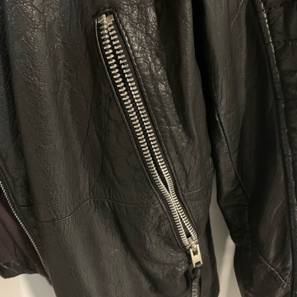 Leather biker jacket - Picture 10 of 10